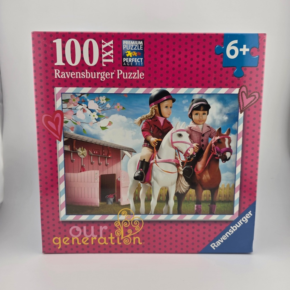 Ravensburger Our Generation‎ 100 Piece XXL Kids Horse Riding Puzzle 6+